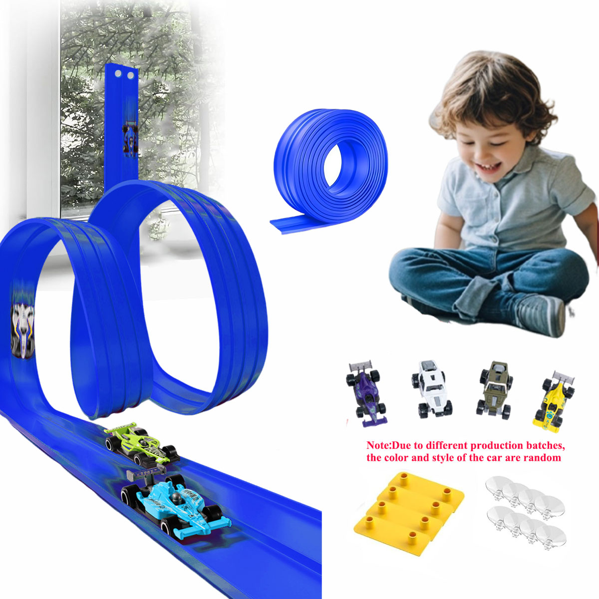 Kids Educational Device - Borsa a rete 13Ft/16,3Ft Pista flessibile