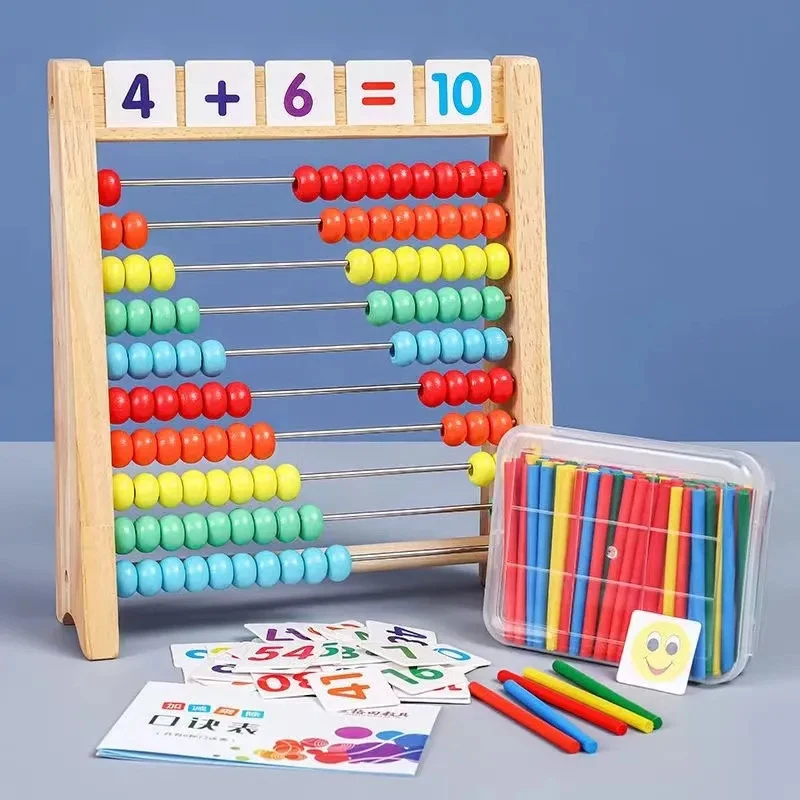 Abacus Counting Bead - Giocattolo di conteggio in legno Abaco