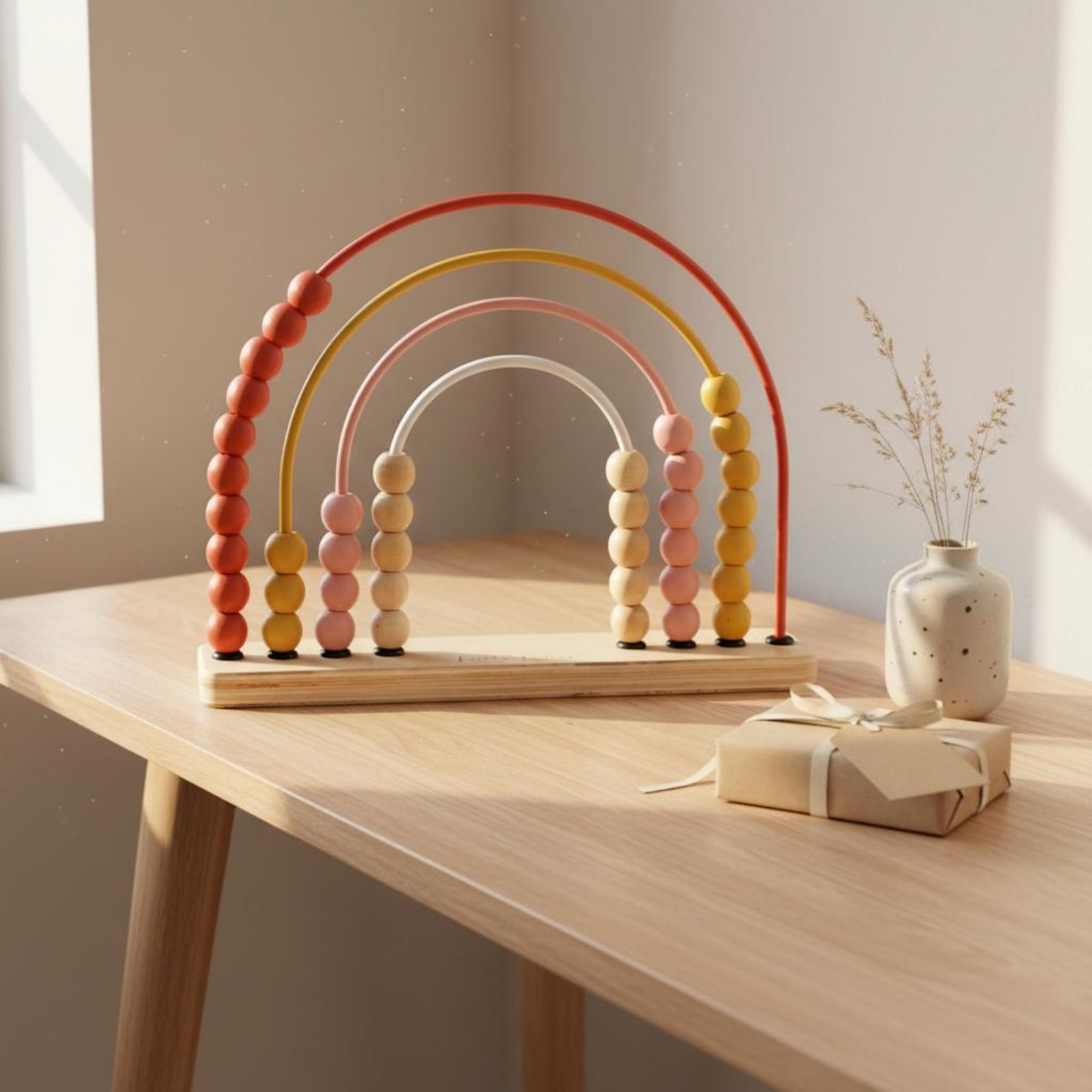 Abacus Counting Bead - Giocattolo Abaco Arcobaleno per Sviluppare le