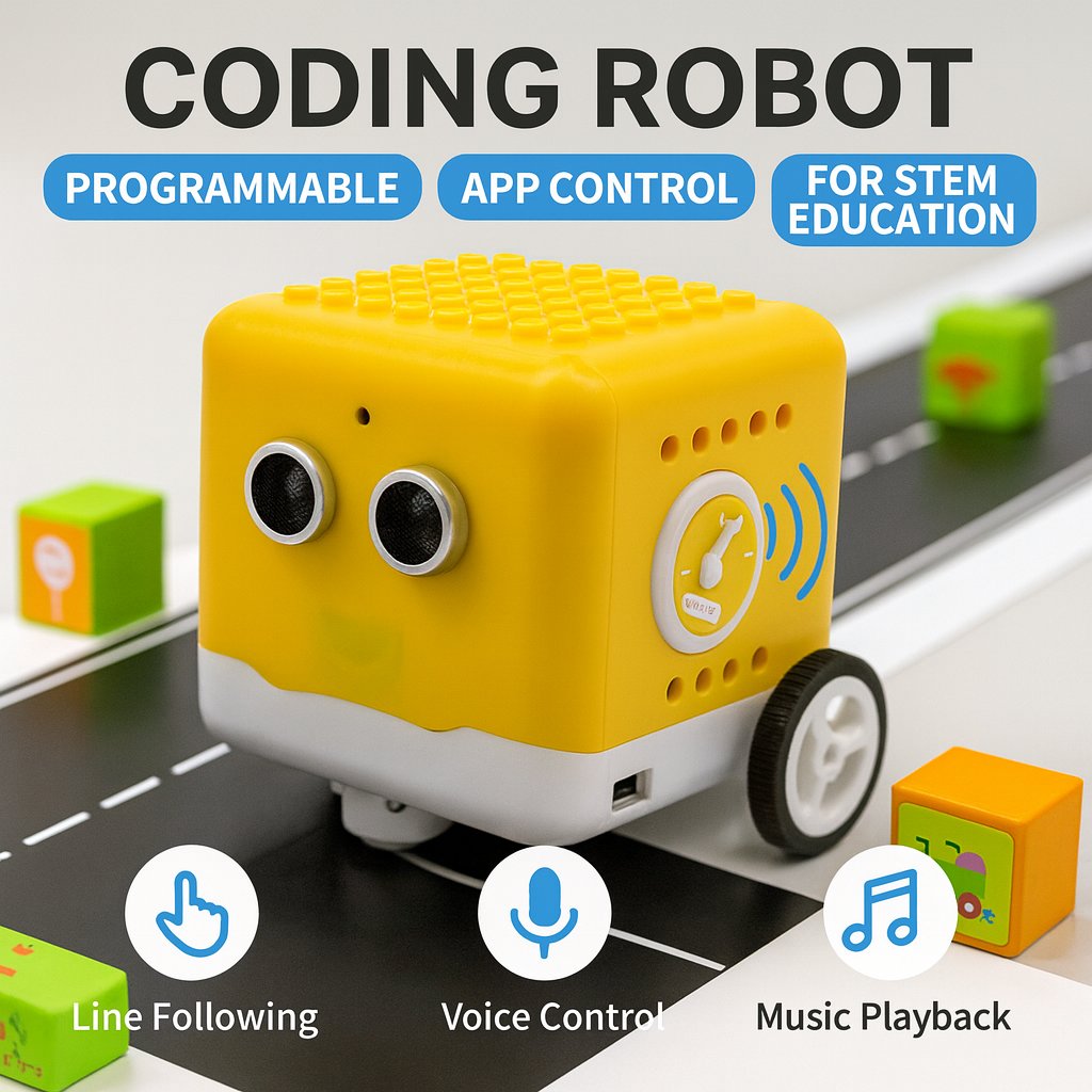 Kids Education Program - Kit robot programmabile Kidsbits Robot di