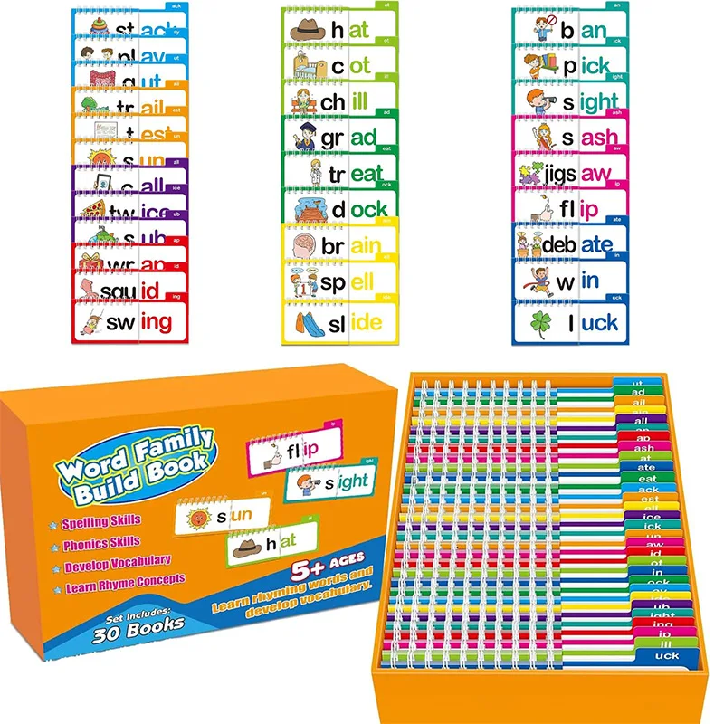 Kids Education Rhymes - 30 Lettura e rima Flip Books