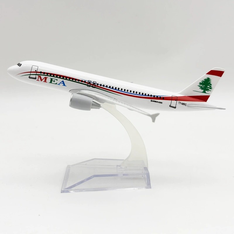 Kids Educational Device - Aerei giocattolo souvenir 16CM A320 MEA