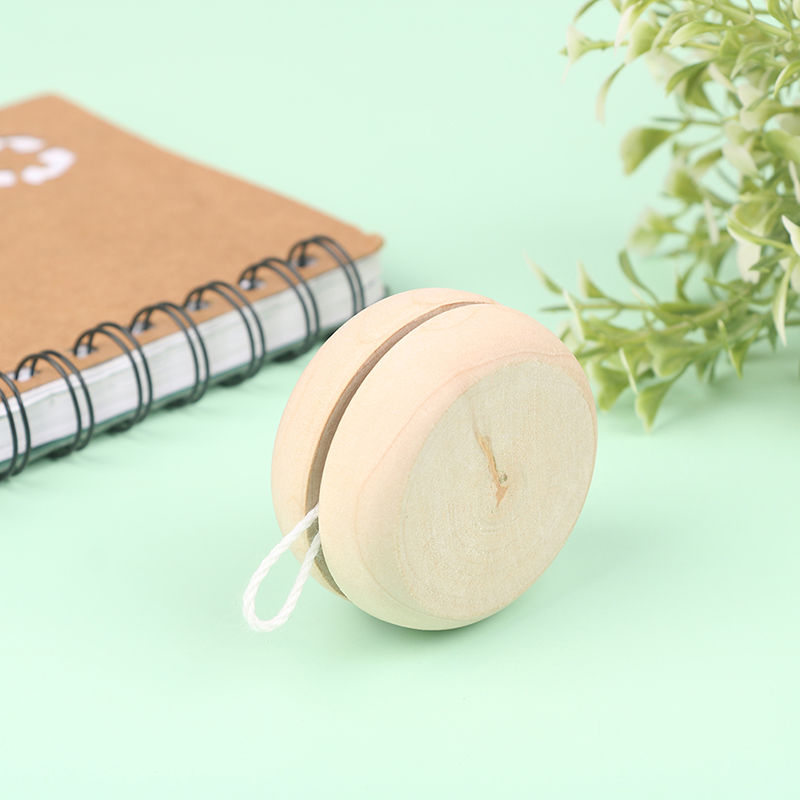 Kids Education Login - Yo-yo in Legno Colorato, Mini Giocattolo