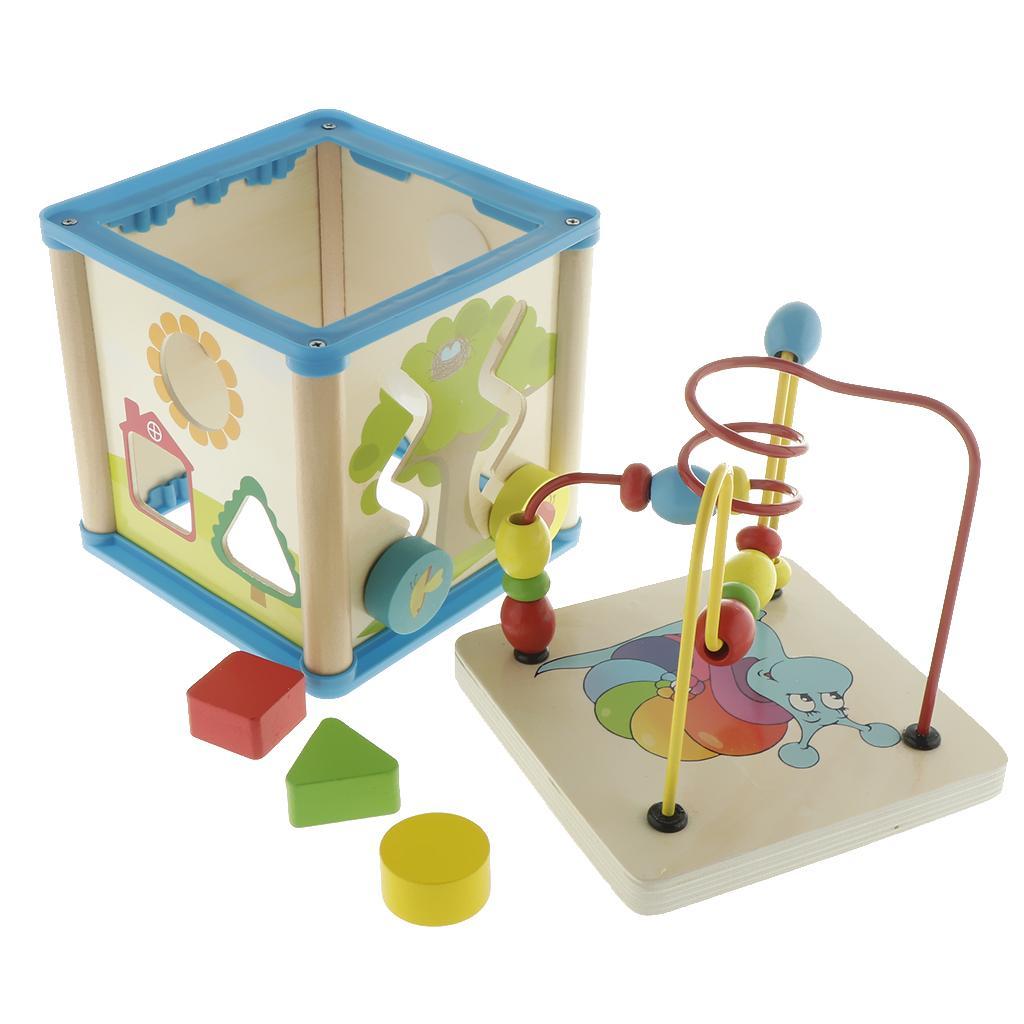 Cubo di Attività in Legno, Puz - Abacus Counting Bead recensione e prezzo