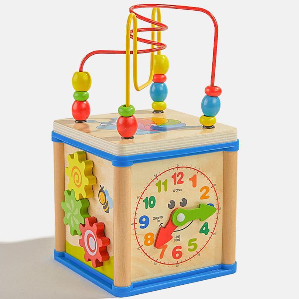 Cubo di Attività in Legno, Puz - Abacus Counting Bead recensione e prezzo
