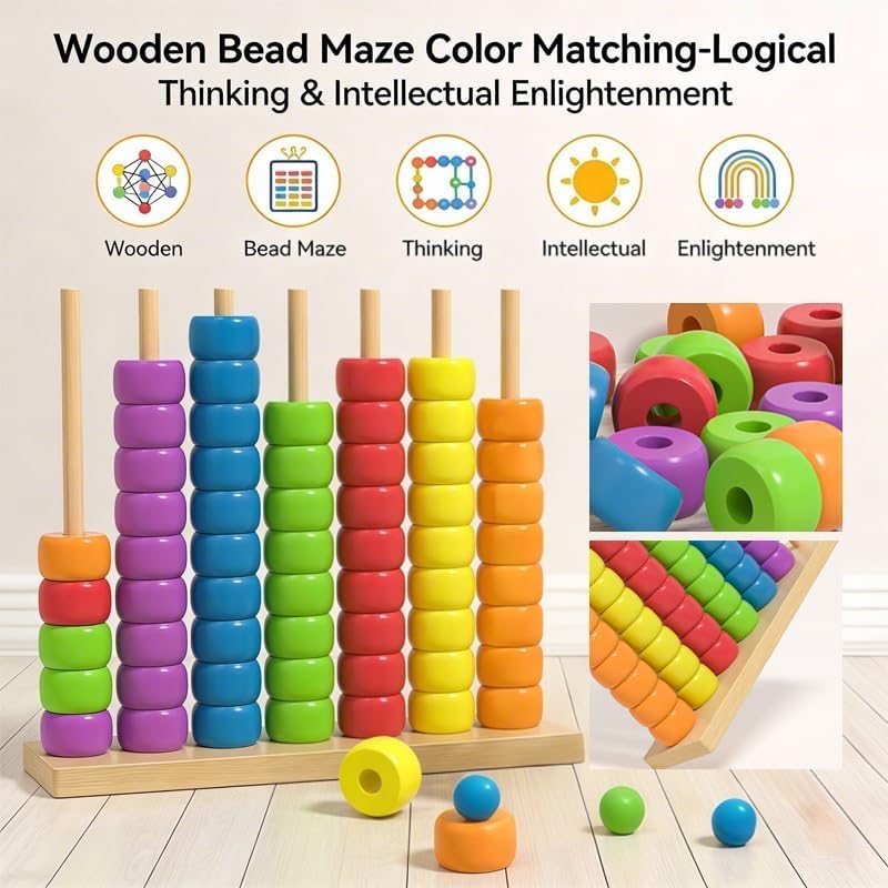 Abaco in Legno Montessori, Gio - Abacus Counting Bead recensione e prezzo