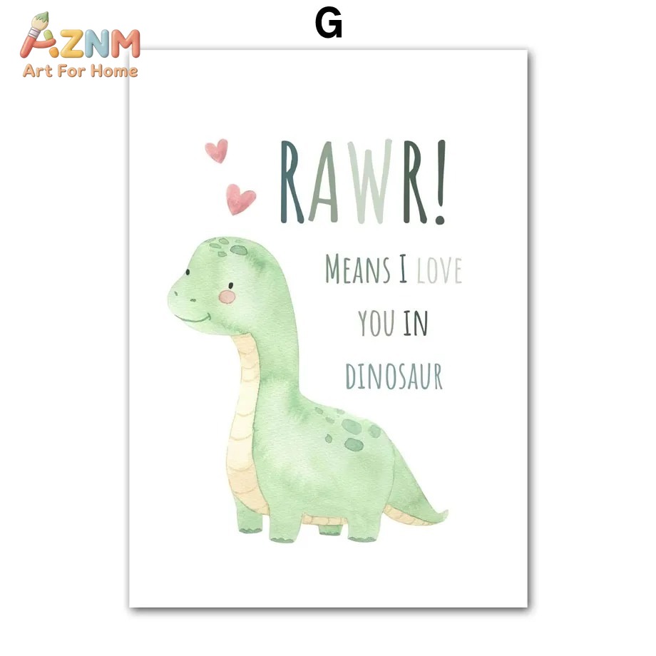 AZNM Dipinto su Tela con Alfab - Inspirational Kids Education Quotes recensione e prezzo