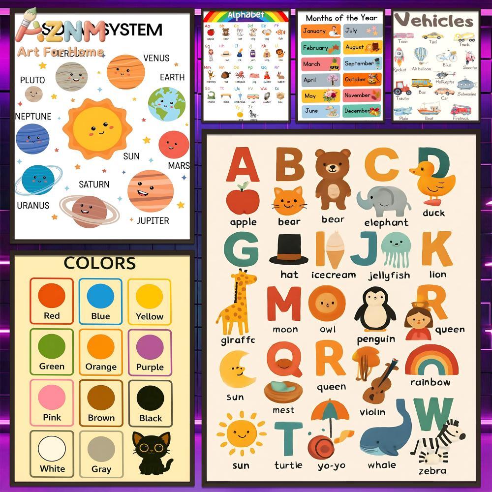 Poster Educativo per Bambini A - Kids Education System recensione e prezzo
